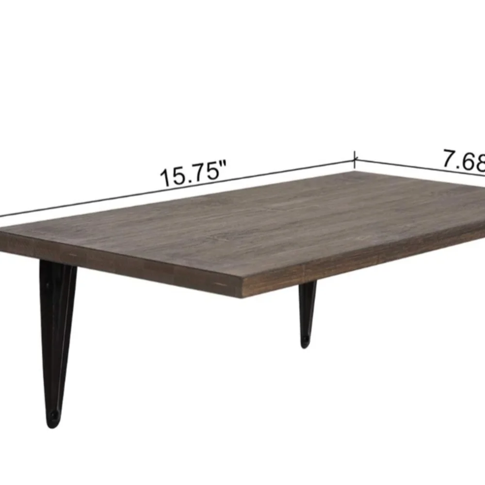 Bamboo Wall Shelf - Natural Brown
